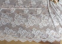 Meritocratic method single eyelash lace fabric fabric clothing one-piece dress Dress Curtains Sofa Fabric Wedding Decoration Material