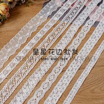 Bilateral water soluble cotton mesh lace embroidery lace accessories DIY hand sewing material lace band decoration