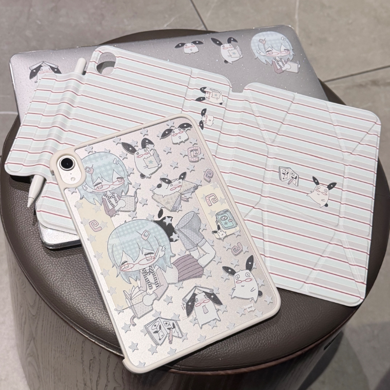 Inmybag「Little Bookworm」 iPad Magnetic Detachable Protective Case 11inch Heightened Double-Sided Clip Air8 Acrylic Multi-Angle Apple Tablet Horizontal and Vertical Support Pen Case Style Inmybag「Little Bookworm」 iPad Magnetic Detachable Protective Case 11inch Heightened Double-Sided Clip Air8 Acrylic Multi-Angle Apple Tablet Horizontal and Vertical Support Pen Case Style