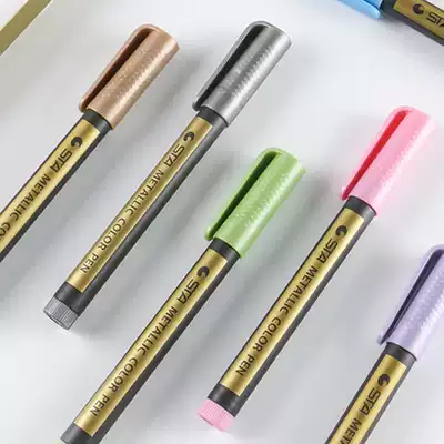 10-color metal pen mark pen kindergarten growth Book Decoration Tool DIY photo album commemorative book Making