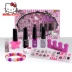 Hello Kitty Children Nail Nail Set Đồ chơi Làm móng cho bé Có thể bóc vỏ an toàn Cô gái long lanh không tì vết có thể kéo - Đồ chơi gia đình