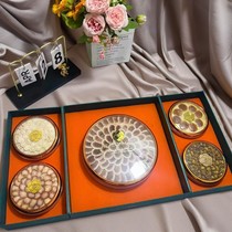 Chinese New Year gifts: Northeast Five Treasures Gift Box with Ginseng and American Ginseng Deer Antler Slices and Dendrobium Gift Box with Korean Ginseng.