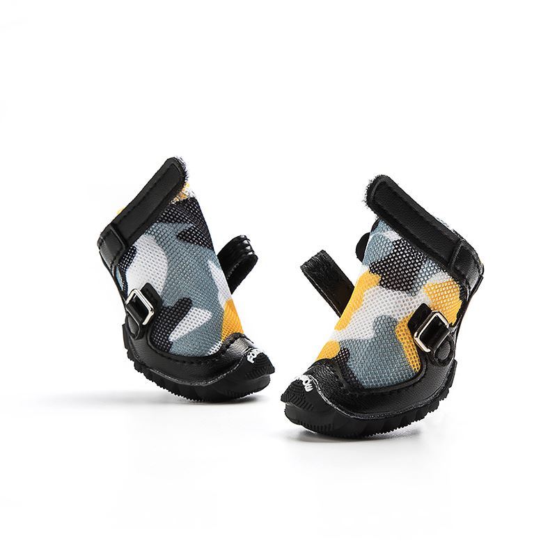 Dog shoes summer teddy spring and autumn summer breathable mesh sandals small dog pet fokwow can not drop soft sole shoes