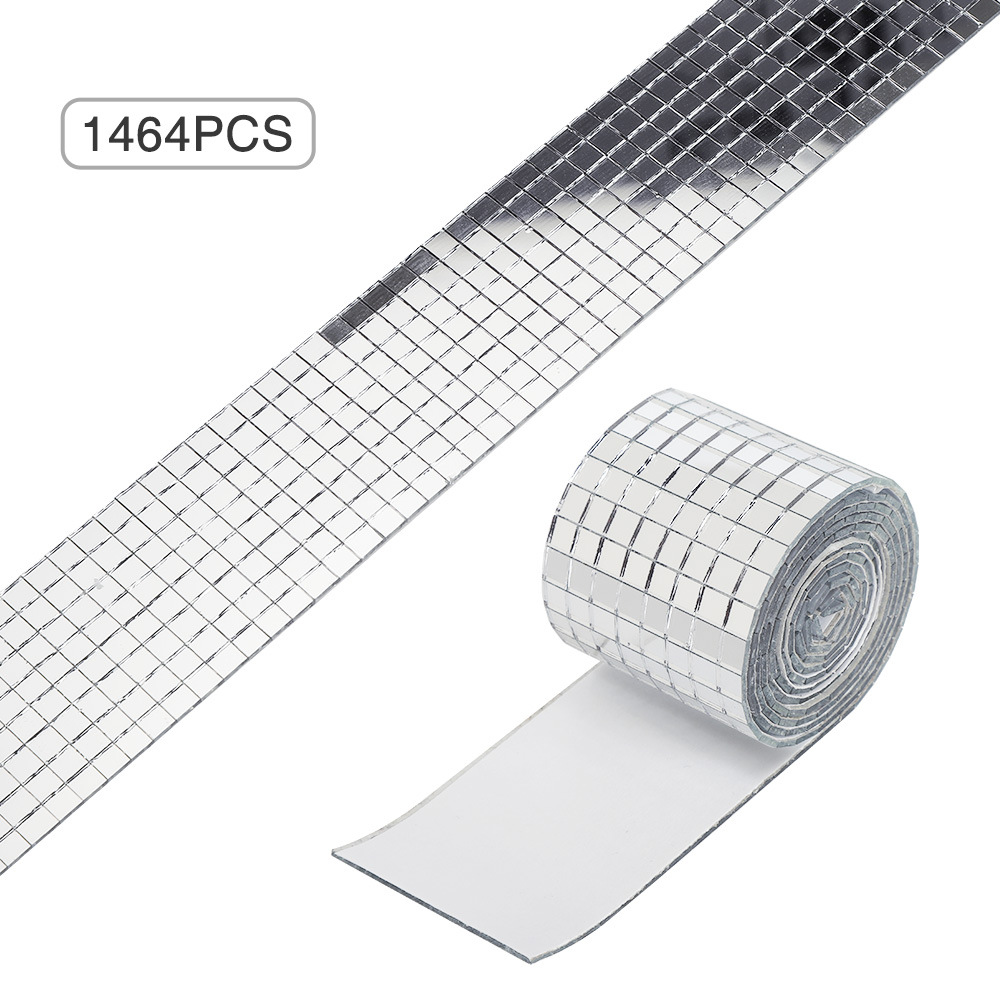 Explosion self-adhesive mosaic wall discount modern creative DIY stereo glass mirror decorated KTV patch waist line