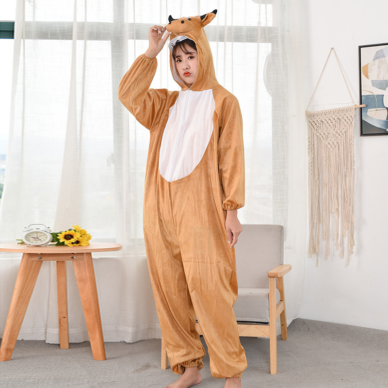 Creative Animal Show Costume Adult Cosplay Cute Little Scalper Dress Up Stage Show Costume Bighorn Costume