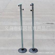 Simple high jump track and field sports competition training cross bar frame with liftable cast iron base iron pole high jump frame