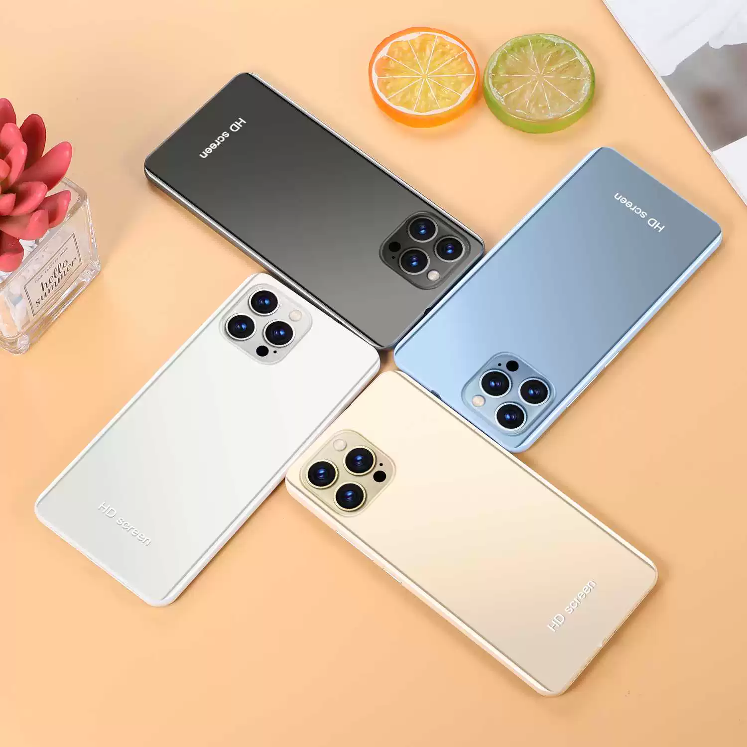 Смартфоны Двойная SIM телефон 5800mAh Мобильные телефоны 24+48MP PH