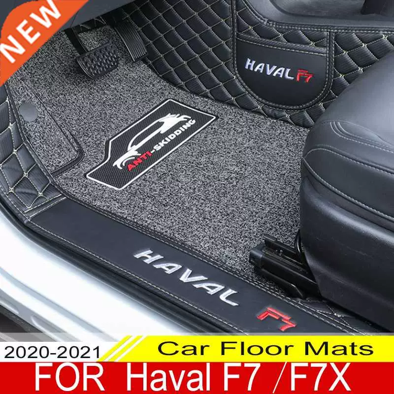 Car Floor Mats for Haval F7x 2022 Double Layer Custo