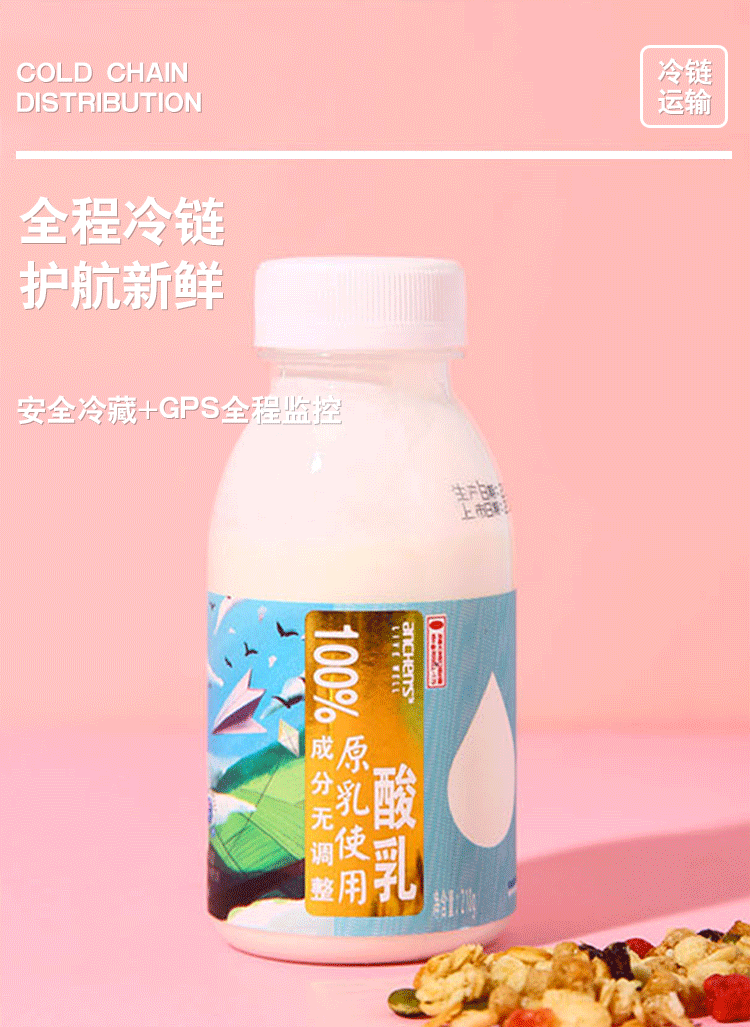 安辰乳业PS酸乳牛乳食品酸奶2瓶