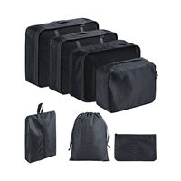 Черный [7 -Piece Set] [Отправить багажную метку]