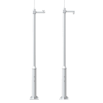 140 turn 89 engineering monitoring pole 3 4 5 6 meter solar light pole bracket column customized 2 0 thickened pole