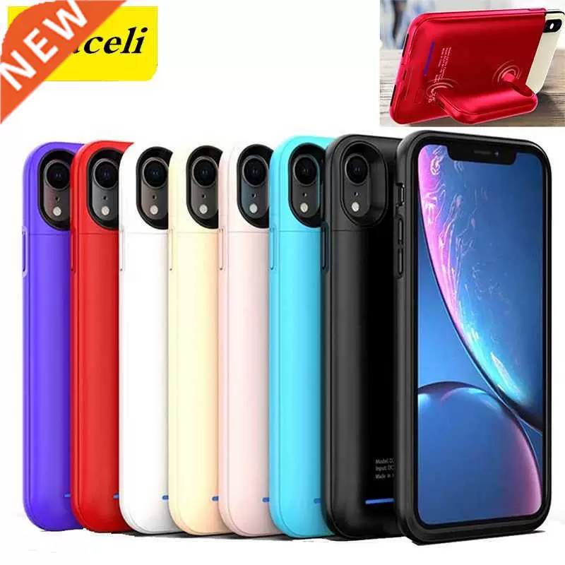 Аккумуляторный кейс 4000 мАч для iPhone XR, умная магнитная притяжение