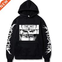 Berserk Anime Hoodie Men Women Harajuku Guts Three Forms Of