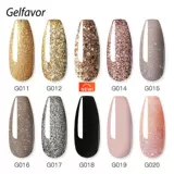 Гель -лак для ногтей набор 10pcs гибридные лаки ультрафиолетовой светодиодной лампы гель