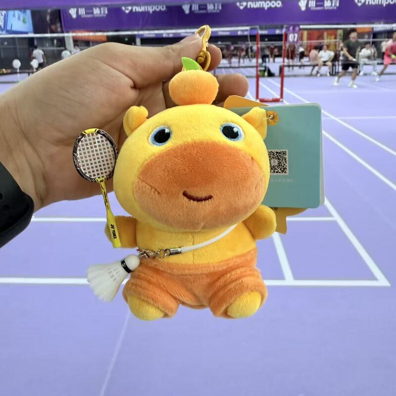 Cute Badminton Plush Toy Pendant, Badminton Bag Pendant, Badminton Gift