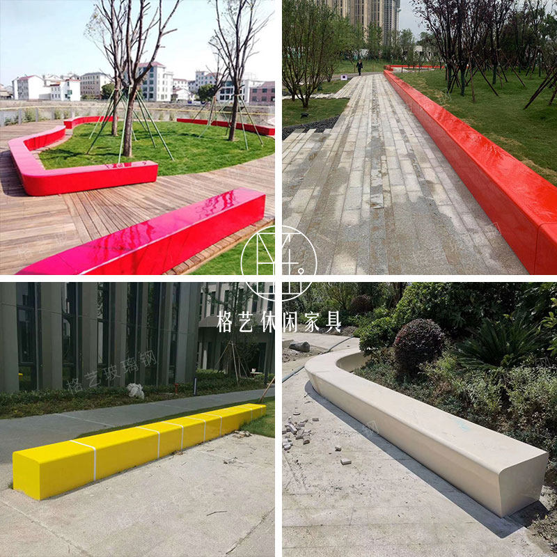 Fiberglass tree pool stool large leisure area creative custom seat shopping mall garden park special-shaped flower bed beauty Chen