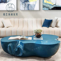 Glass GRP Alien Cloud Dot tea table Creative office Commercial Art Reception Desk Home Outdoor Beauty Chen Desk Direct Sale