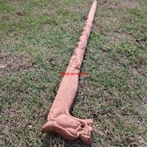 Crutches for the elderly Burmese rosewood big fruit rosewood solid wood carved dragon head walking stick Vietnam mahogany handicrafts hot sale