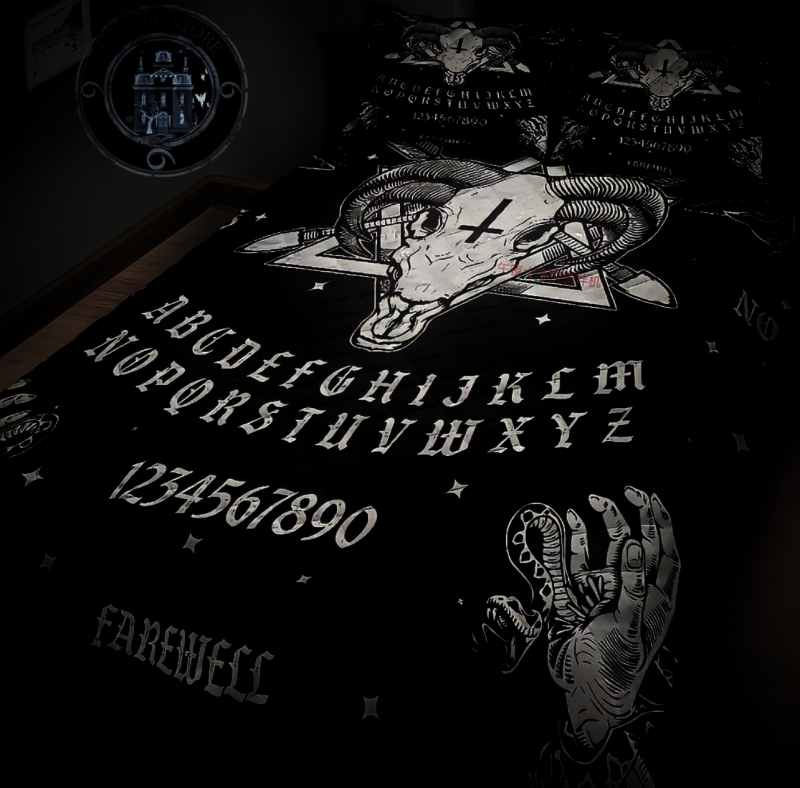 Gothic Dark Subculture Satan Duvet Cover Bedding Set Bedroom Decoration Bed Cover Three-Piece Set Two-Piece Set Gothic Dark Subculture Satan Duvet Cover Bedding Set Bedroom Decoration Bed Cover Three-Piece Set Two-Piece Set