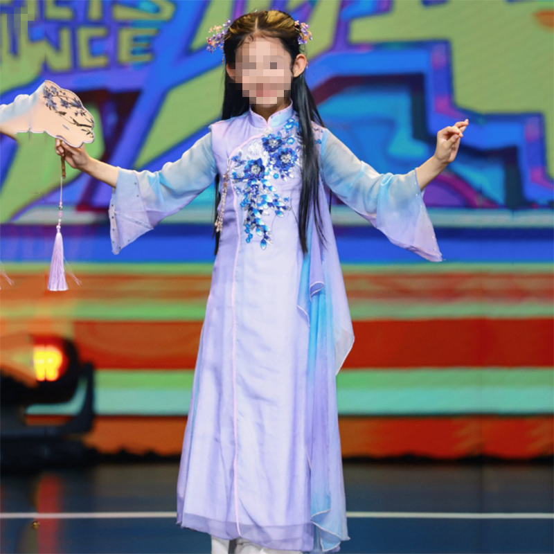 Children's classical dance show costume spirit same swallow non-intermittent dance performance suit female performances