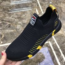 Linnong Dekang exhibition new breathable casual shoes Feida mens flying sneakers Tie Dishang pilot walking shoes