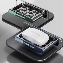 Soap box soap box free porous wall mounted asphalt shelf housewashroom soap new wall hanging wall