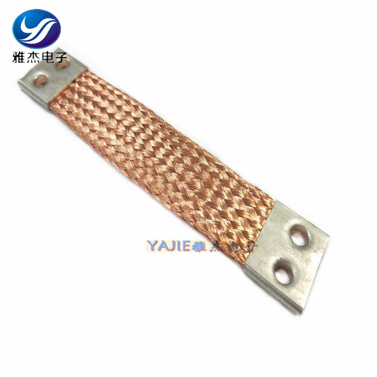 Set to make copper braided wire 100A Soft connection 1500A red copper conductive with lightning protection copper wire soft copper wire 