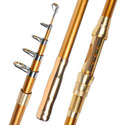 Sea Fishing Rod Manufacturer Supplies 4.5m Sea Fishing Rods, Metal Reel Seat Casting Rod, Long-Distance Casting Rod, Fishing Rod and Tackle Set