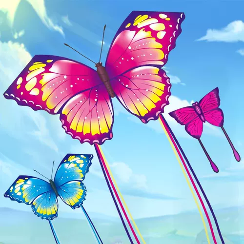 Воздушный змей с бабочкой, мультяшный китайский самолет для взрослых, орел, 2025 года, популярно в интернете