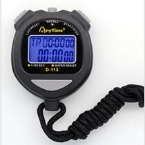 D-113 Electronic Seconds Table With Backlit Stopwatch Timer Double Row Multifunction 60 Road Memory stopwatch alarm clock