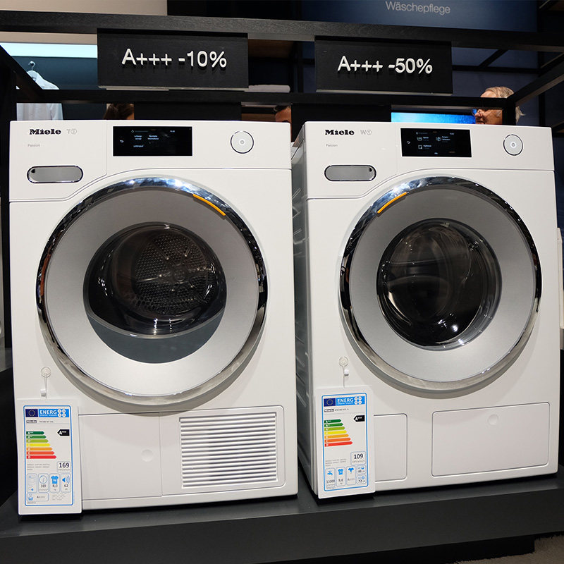 Meno Miele, Germany, a standalone hive dryer washing machine WWV980WPS dryer TWV780 dryer