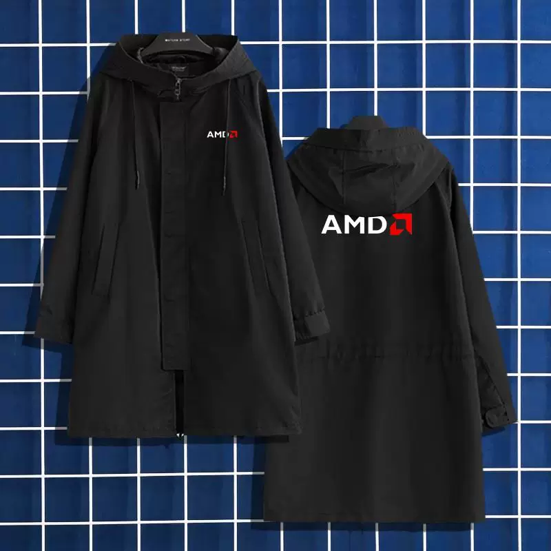 Процессор Ryzen Ryzen AMD одежда длинный ветровик утолщённое пальто хлопковая куртка куртка хлопковая кофта мужская куртка