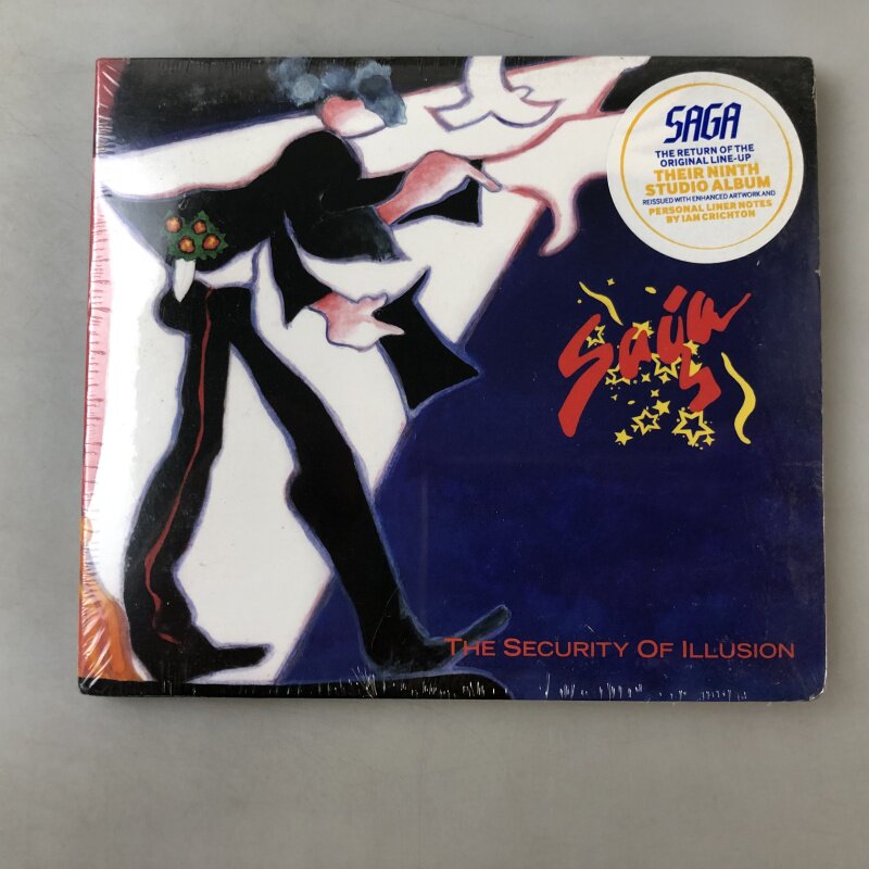 На новой версии нераспечатанного компакт–диска Saga-The Security of Illusion CD есть отступы Изображение 1