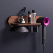 Hair Dryer Set Toilet Free of perforated wall-mounted electric blow holder Bathrooms Dyson blow cylinder hanger