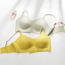 No-scratches underwear women gather auxiliary milk anti-sagging adjustment type meleback bra no steel ring slim bra bra hood
