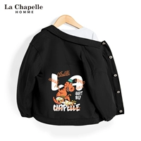 [Хлопковая куртка] черный/л апельсинового дракона