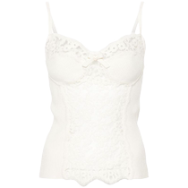 Ermanno Scervino Womens Floral Lace Heart Tank Top FARFETCH