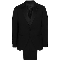 Lardini Mens Brooch Details Single-Row Buttoned Suit Suit FARFETCH Hair Chic