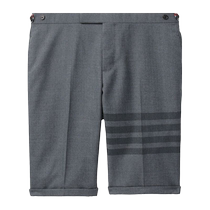 Thom Browne Mens 4-Stripe Slim Fit Shorts FARFETCH
