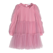 Monnalisa childrens tiered tulle mini dress FARFETCH