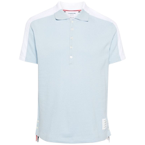 Thom Browne mens Trompe L Oeil cotton polo shirt FARFETCH