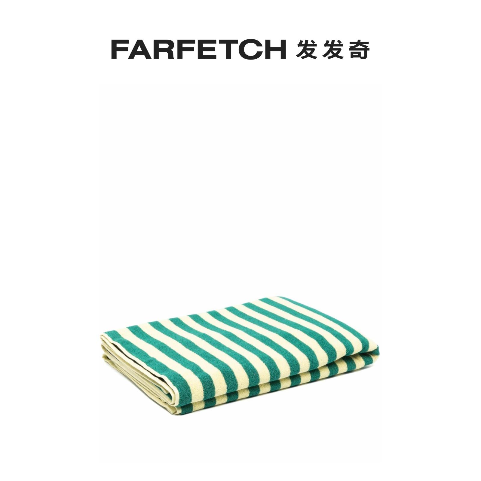 Sunnei male and female versatile striped double-sided cotton beach towel FARFETCH Fat Chic-Taobao