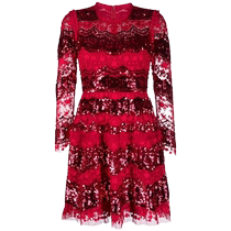 Final Sale] Needle Thread Ms. bright sheet Decorated Mini Dress DRESS FARFETCH