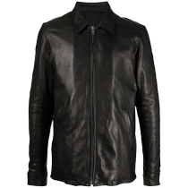 Rick Owens mens zipper leather jacket FARFETCH Fat Chic