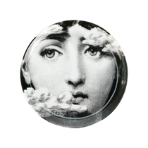 Hot-selling item] Fornasetti face print coaster FARFETCH