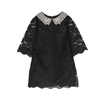 Patachou Childrens Clothes Peter Pan Collar Lace Dress FARFETCH