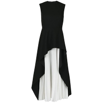 Ms. Solace London Ms. Severny with 100 pleats in dress and FARTCH hair chic