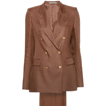 Tagliatore Womens Linen Double Breasted Suit FARFETCH