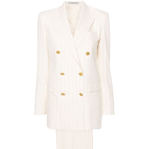 Tagliatore Womens Pinstripe Double-Breasted Suit FARFETCH