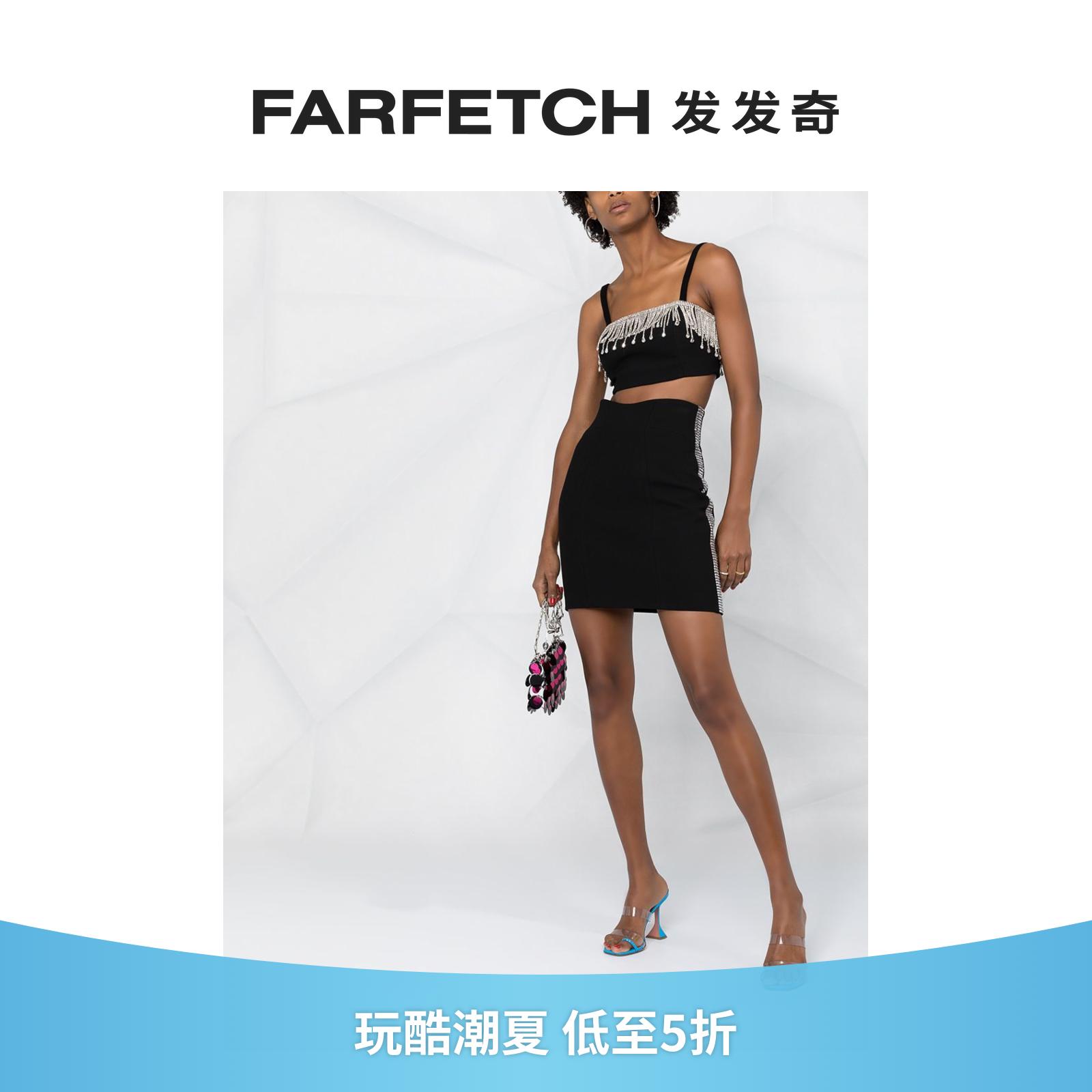 Final Sale] Philipp Plein Ms. Crystal Decoration Flow Subian Short blouses FARFETCH Fhair